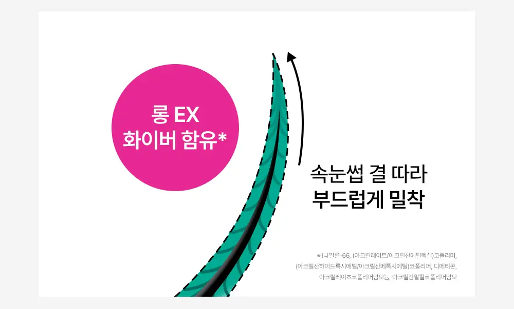 [NEW] 키스미 히로인메이크 리얼 래시 마스카라 어드밴스드 필름 (2 color) 상세페이지 8